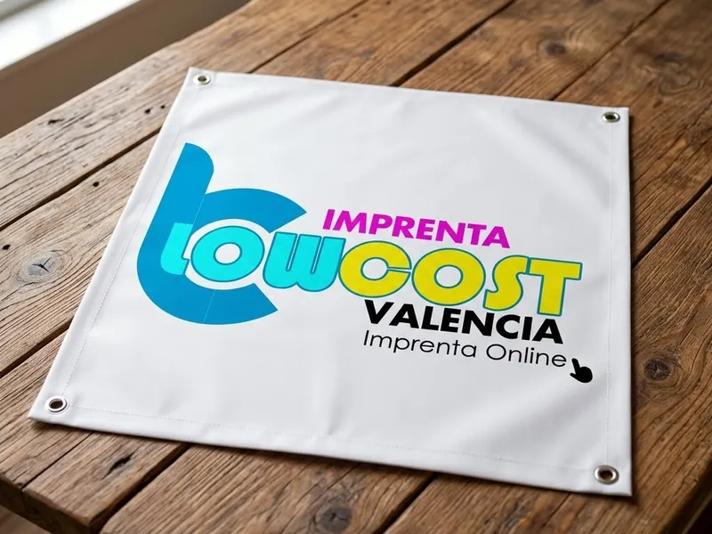 Lona impresa con ollados